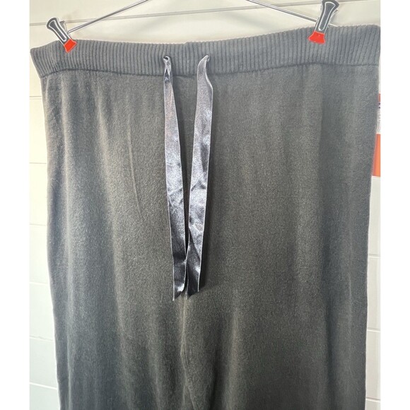 Vintage Gilligan OMalley Sweater Knit Sleep Pant Drawstring Womens Sz XL Black - Picture 2 of 13
